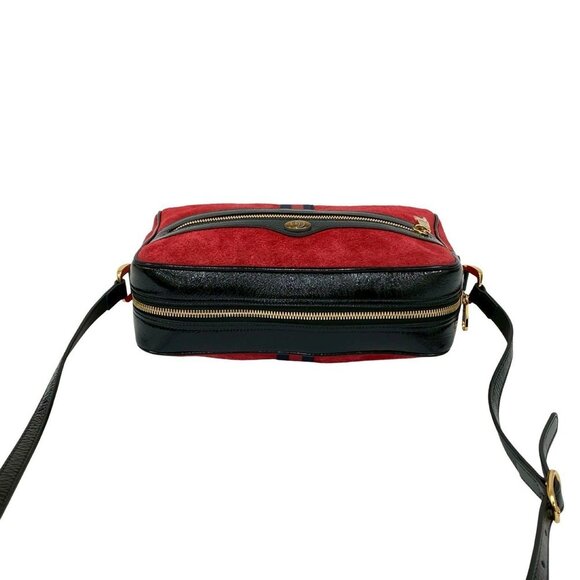 GUCCI Authentic Black Leather Shoulder Bag - Picture 4 of 9